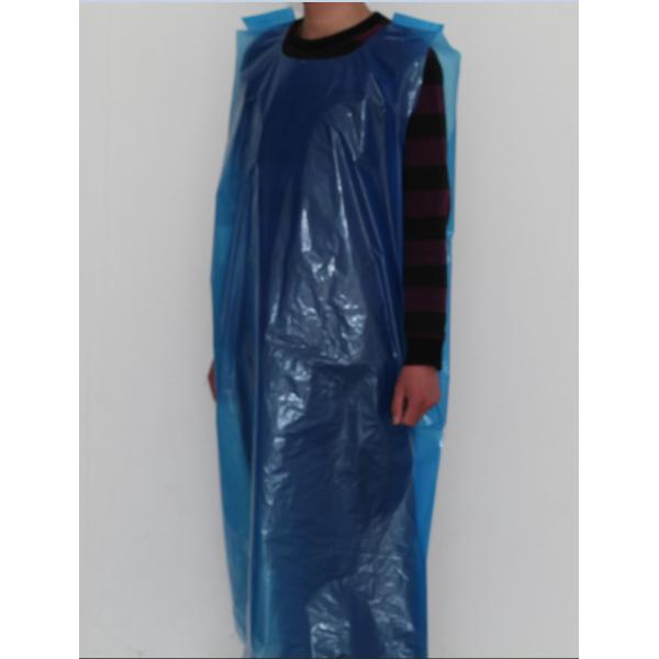 Customized Size Disposable Polythene Aprons Flat Packing Or On Roll Packing