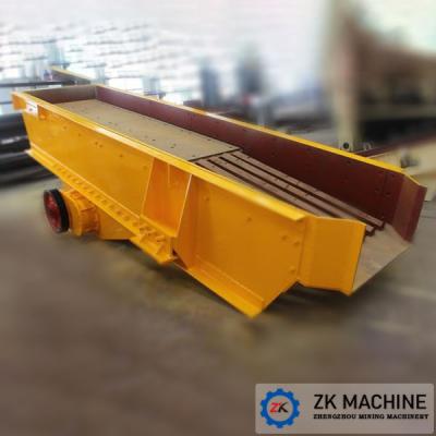 Gypsum / Coal Vibrating Feeder Stable Vibrating Force ,  Electromagnetic Vibrating Feeder High Strength