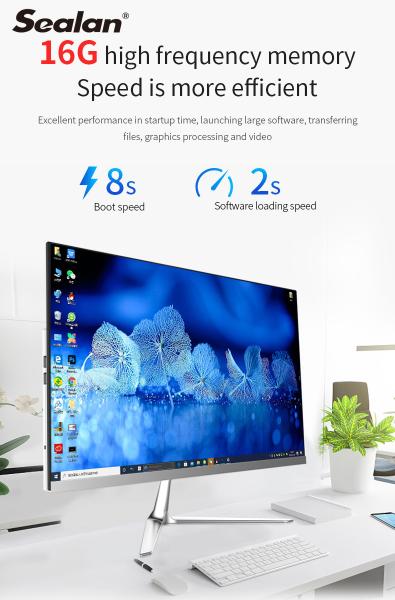 I5 10400 23.8 Inch Aio Desktop Computer Slim Micro Bazel