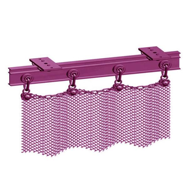 Свободный установите алюминий сплетите занавес ткани металла 5x5mm 6x6mm