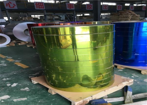 Customized Color Aluminum Sheet Roll Household Appliance 4-8 Micron Coating Thickness