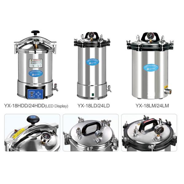 Good Quality yx-18LM 18L Portable Steam Sterilizer 24L Sterilization Pot