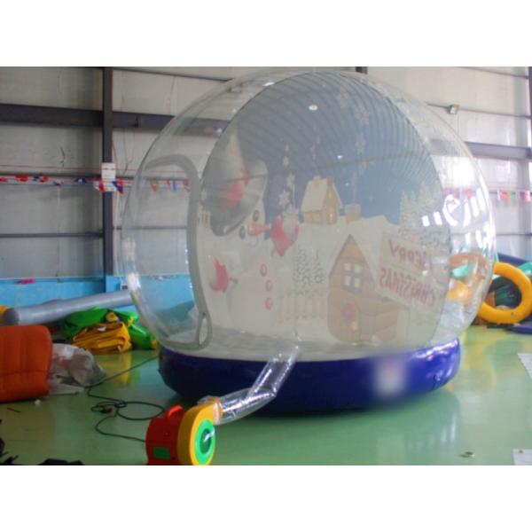 Надувная реклама Рождественский мяч Рождественские украшения Качающий дом