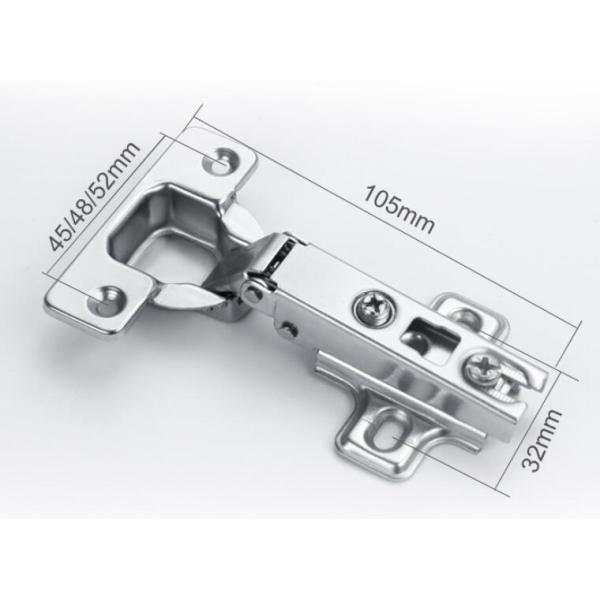 Новое прибытие «нажим для открытия» никеля холоднокатаной стали шарниров двери мебели съемной рукоятки