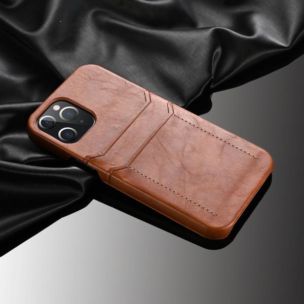 PU Leather Card Pocket Phone Case , Retro Phone Cover Eco Friendly  For Iphone