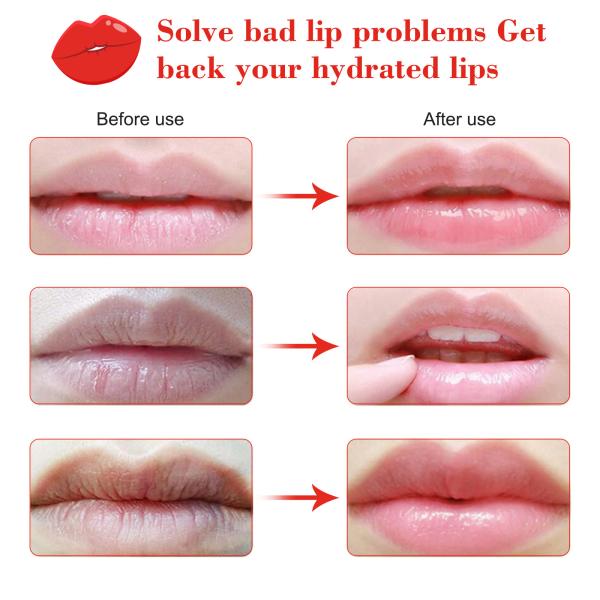 Sleeping Hydrogel Collagen Lip Mask Natural Crystal Hydrating