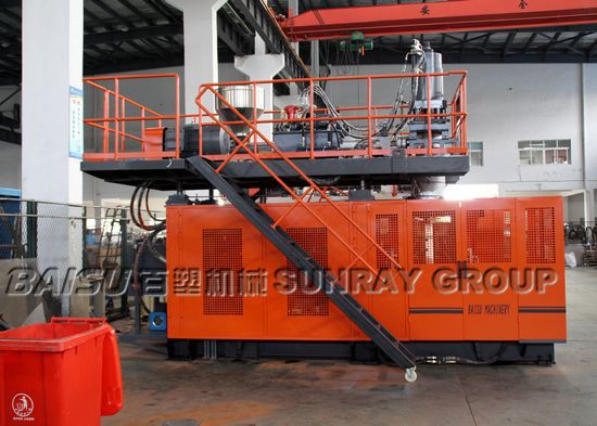 Plastic Garbage Can Blow Molding Equipment SIEMENS Motor Driven SRB90