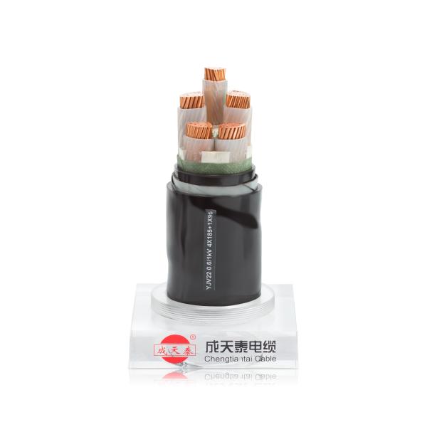 Customized 5 Cores Armoured Power Cable 0.6/1KV with Embossing Or Printing Cable Marking