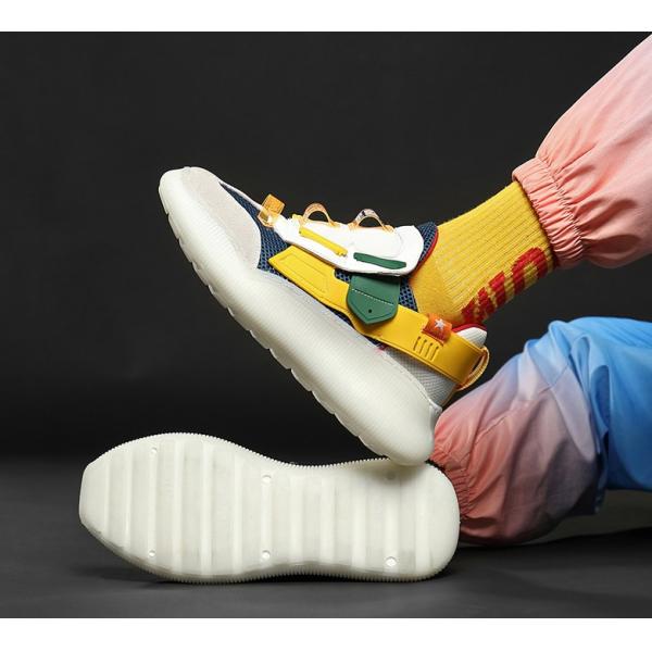 Подкладка Breathable ботинок Flyknit Frabic больших громыхающих мягкая предотвратить обесклеивание