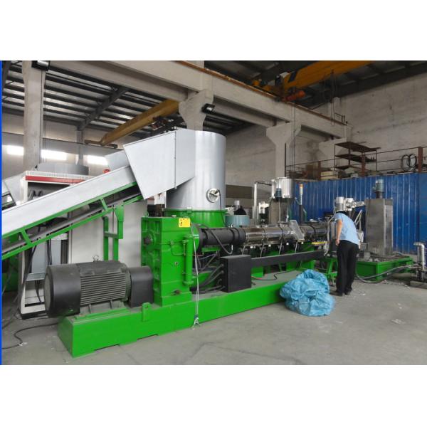 PP woven bag granulator machine for recycling and pelletizing with single screw