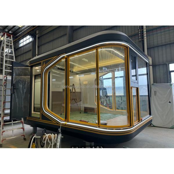 Luxury 20ft Modern Shipping Container House Small Residential Prefab Steel Structure For Hotels Villas Apartment Space