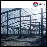 Large Capacity Prefab Steel Warehouse With Sandwich Panel Wall Panel And Aluminum Windows