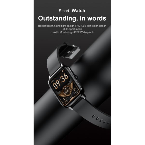 1,69 дюйма BT5.0 делают умный диапазон водостойким, умное ПРИЛОЖЕНИЕ Dafit дозора H80