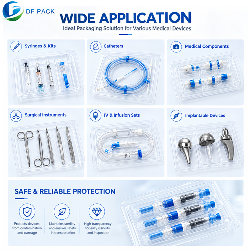 Custom PETG Medical Blister Trays for Surgical Instruments | Thermoformed Packaging