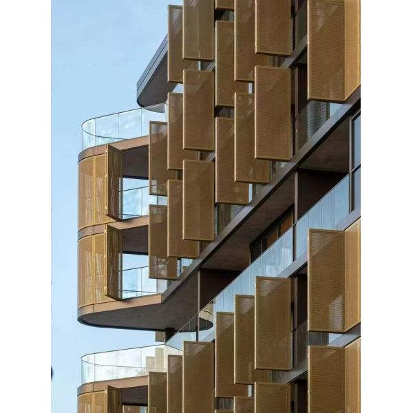 Slat Aluminum Screen Heat Insulation Strip False Ceiling For Office Building