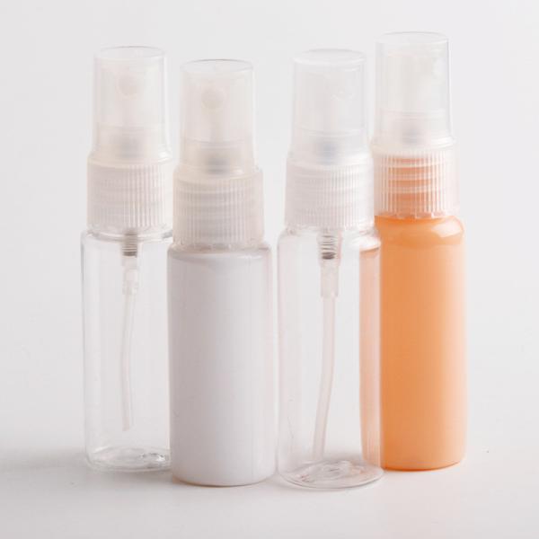 Покрашенный пластиковый косметический размер перемещения бутылок 20мл брызг пустой для духов