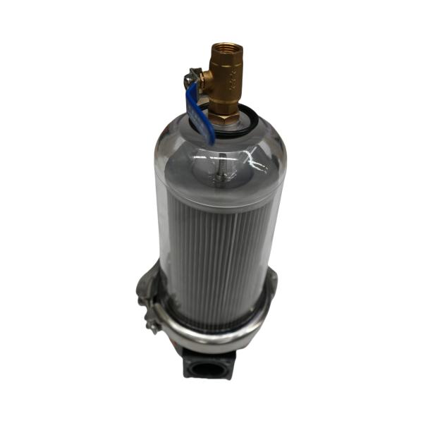 Assemblage de filtre à eau pour camion de balayage et d'assainissement, coque PC transparente, noyau en acier inoxydable, filtration de précision, étanche aux fuites, accessoire municipal durable