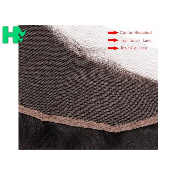 Body Wave 100% Human Hair 13*4 Closure Unprocessed With Baby Hair 8