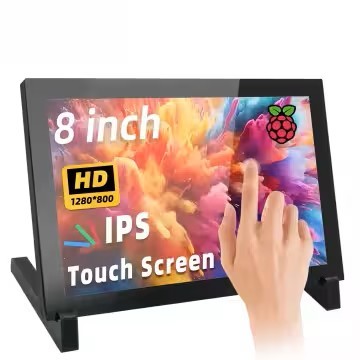Compact 8 Inch HDMI Display 1280x800 Capacitive Touch Screen With 5 Point Multi Touch