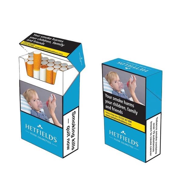 Caja de cigarrillos de cartón ecológica personalizable para dispositivos electrónicos