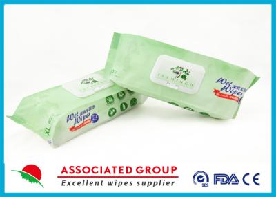 Cama de hospital paciente adulta da incontinência que banha das toalhas de rosto molhadas das limpezas dos cuidados com a pele bloco Scented do curso do aloés