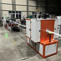 Linha de produção de tubos de água de parede dupla de HDPE, máquina de fabricação de tubos ondulados DWC