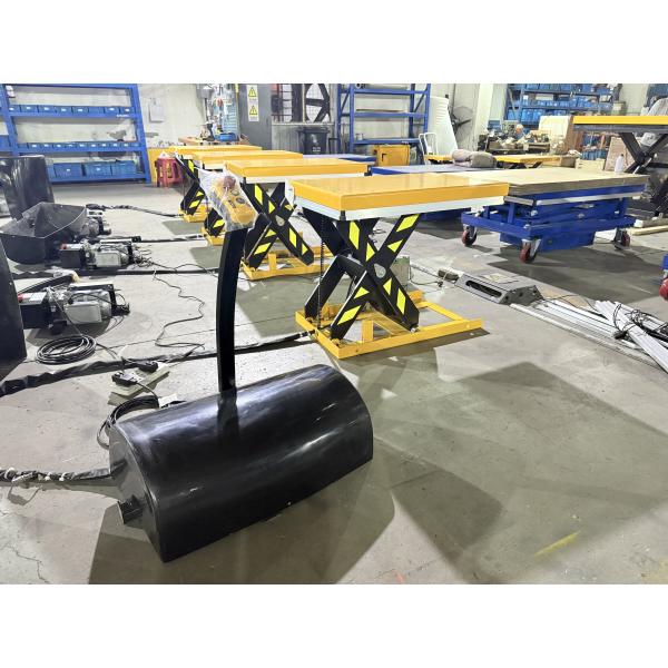 Hydraulic Bike Mini Lift Table Electric Scissor Platform With Separated Pump Station