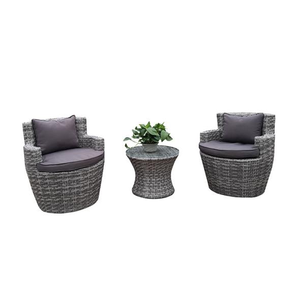 Outdoor Vase Folding Design Outdoor Dining Table And Chairs PE Rattan Best Design Colorful Indoor Furniture Set