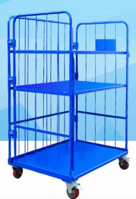 Shelving móvel resistente à corrosão do fio com os rodízios para indústrias da logística e do retorno
