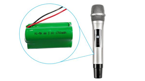 Batterie prismatique de haute capacité de 1700 mAh rechargeable pour lampes d'urgence Téléphones sans fil Dispositifs de sauvegarde certifiés RoHS