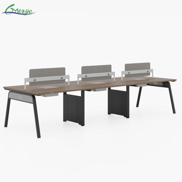 Efficiency and Flexibility Open Space Workstation of Office with Multiple Compartment Options