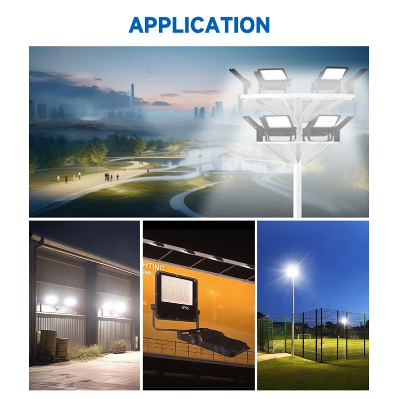 IP66 Outdoor LED Flood Light 50W-300W High Efficiency Lighting Fixture for Landscape Projects