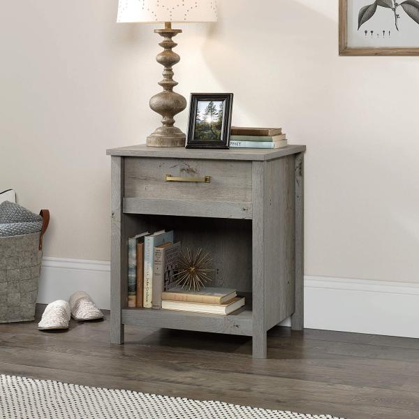 Solid Wood Nightstand with Storage Drawer Custom Size Sofa Side End Table Bedside Table