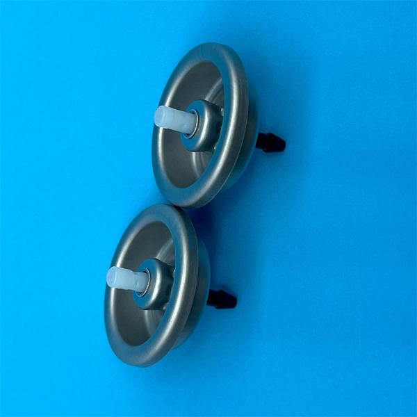 Vibrant Color-Coded Hair Mousse Aerosol Accessory for Product Line Differentiation with Quick-Change Actuator System