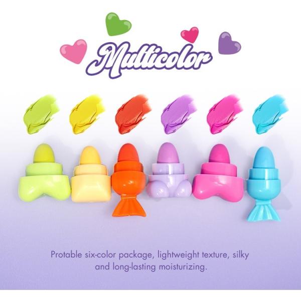 Magical Mini Barrel Long Lasting Waterproof Lipsticks For Kids Customizable