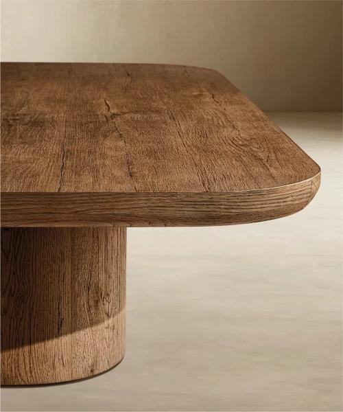 Modern Light Luxury Solid Wood Coffee Table Living Room Furniture Series