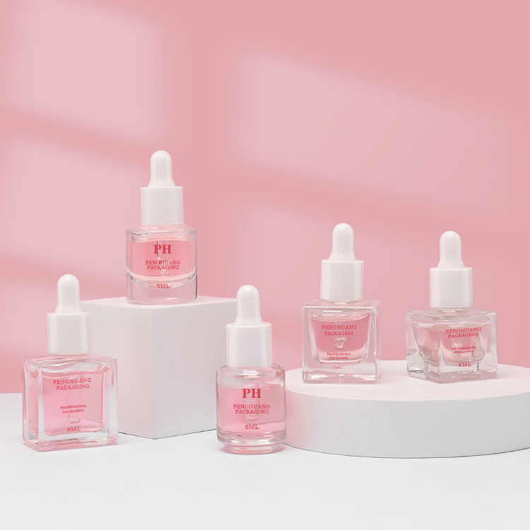 Мини бутылка стекла сыворотки с капельницей 5ml 6ml 8ml подгоняла крася цвет