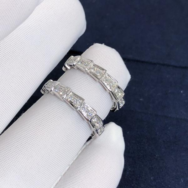 Elegant   Customized 18K Gold   Serpenti Viper Ring Diamond Ring Yellow Gold White Gold