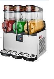 R134a SS Kitchen Equipment , LED Light 3 Tank Slush Machine