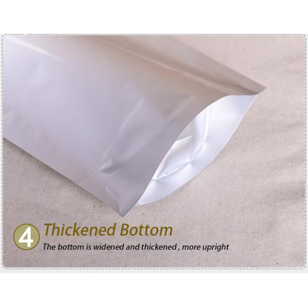 Print Customized Aluminum Foil Packaging Bags Stand Up Pouches With Zipper