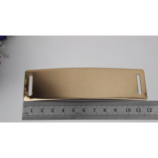 Shiny gold iron Material shoelace charm metal buckles for sports shoe