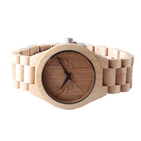 Minimalist Simple Wooden Quartz Watch  Lightweight For Lovers Couple Men Women
