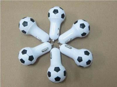 hot sale football USB charger/car phone charger/cell phone charger/dual USB car charger