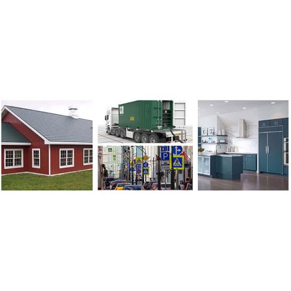 PPGL bobina de acero AKZO NOBEL PE SMP PVDF G300 G400 G450 G550 de arriba y atrás 5+20um