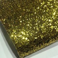 Similicuir 50m/Roll ignifuge Chunky Glitter Fabric