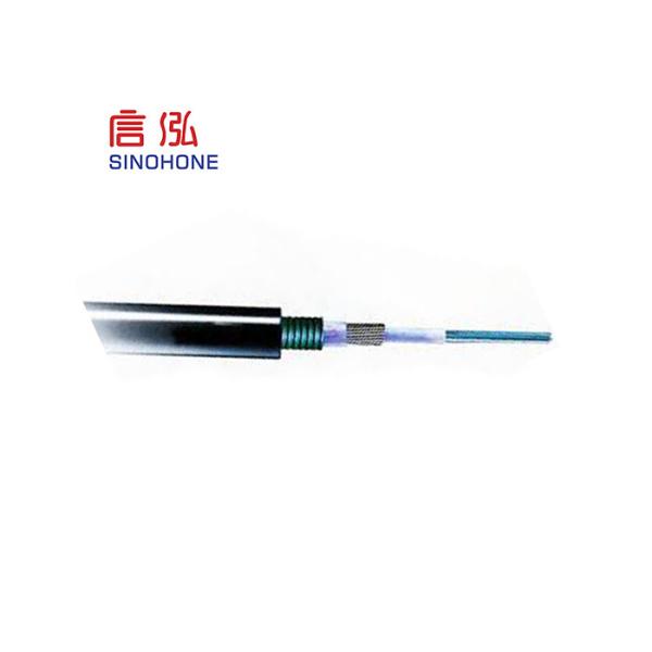 Central Tube Ribbon Fiber Optic Cable , Outdoor Multimode Fiber Optic Cable