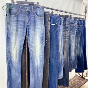 Pre Loved Brand Men's Jeans Mixed Clothing Outdoors Classic Casual Used Luxury Clothes