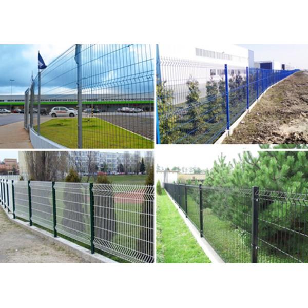 Green Welded Wire Garden Fence Decoration With 1.5-3.0m Width