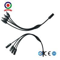Extension imperméable de connecteur d'adaptateur de diviseur de câble de branche du panneau solaire Y 1 paire