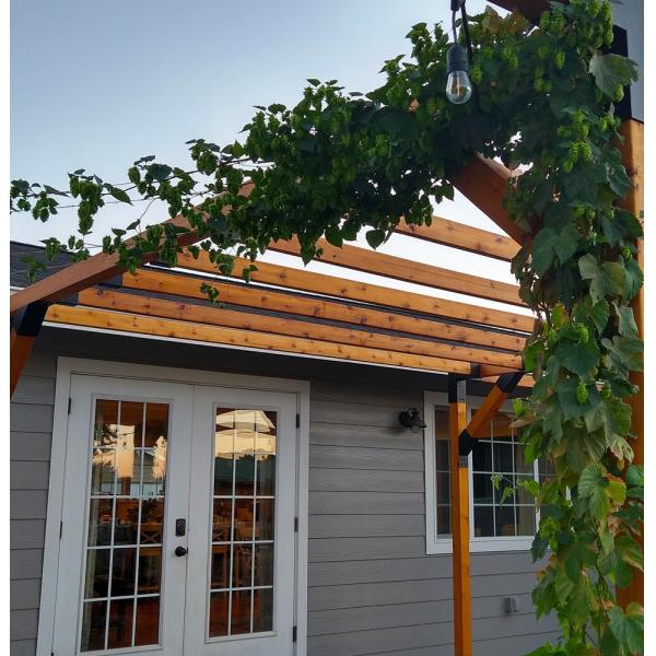 Proceso de estampación de tamaño personalizado Bracket de pérgola para poste de madera hecho de acero al carbono